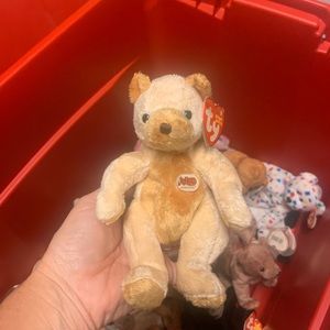 Ty Cracker Barrel plus additional 3 randoms totaling four beanie babies.